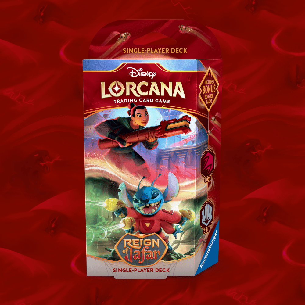 Disney Lorcana: Reign of Jafar Starter Deck (Ruby & Steel)