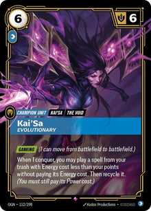 112-kaisaevolutionary