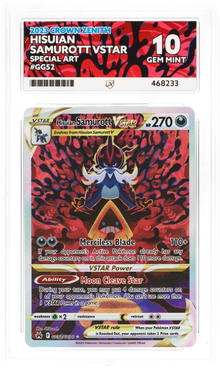 2023 Crown Zenith Hisuian Samurott Vstar GG52 ACE 10