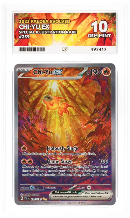 2023 Paldea Evolved Chi-Yu ex 259 ACE 10