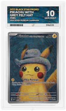 2023 Black Star Promo Pikachu With Grey Felt Hat ACE 10