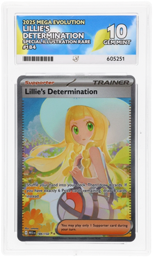2025 Mega Evolution Lillie's Determination 184 ACE 10
