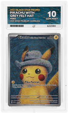 2023 Black Star Promo Pikachu With Grey Felt Hat ACE 10