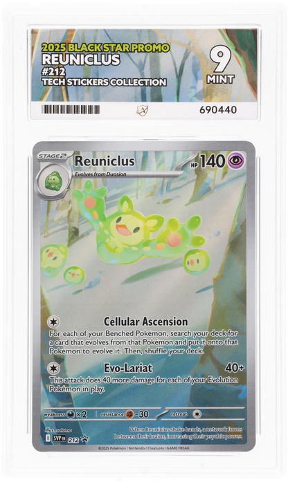 2025 Black Star Promo Reuniclus 212 ACE 9
