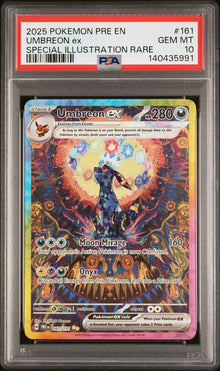 2025 Prismatic Evolutions Umbreon ex 161 PSA 10